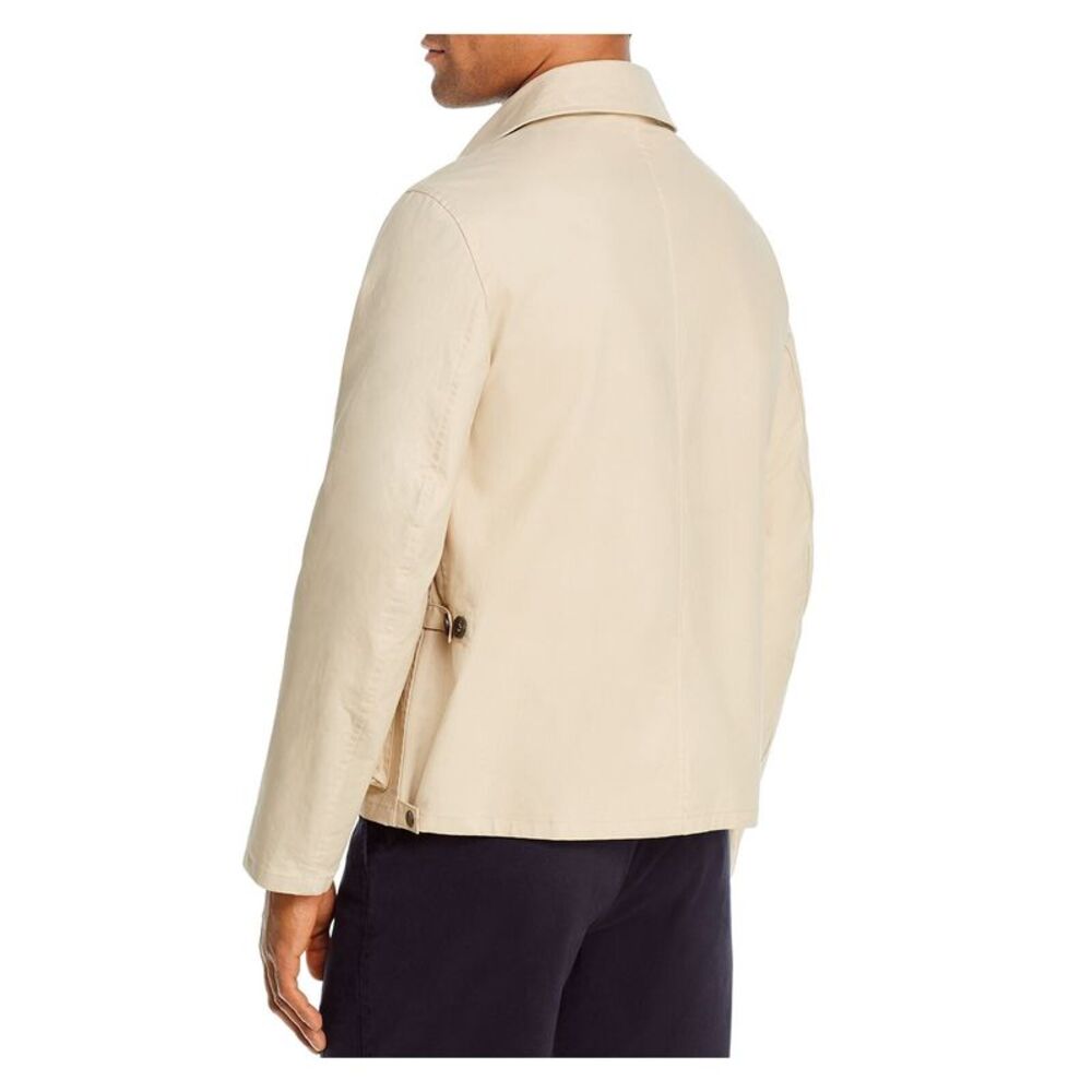 DYLAN GRAY Mens Beige Zip Up Jacket M - Picture 2 of 2